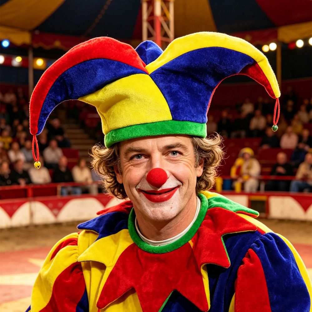 Cosplay Prop Patterns - Cappello da Clown Multicolore con Design