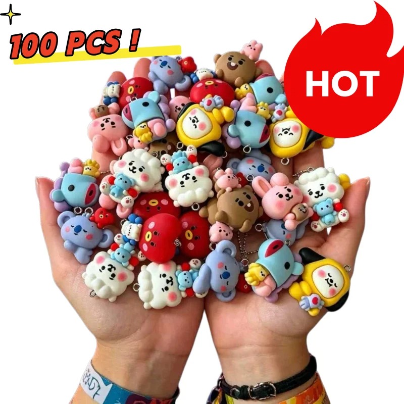 Cosplay Prop Diy - 7 pezzi di ciondoli in resina
