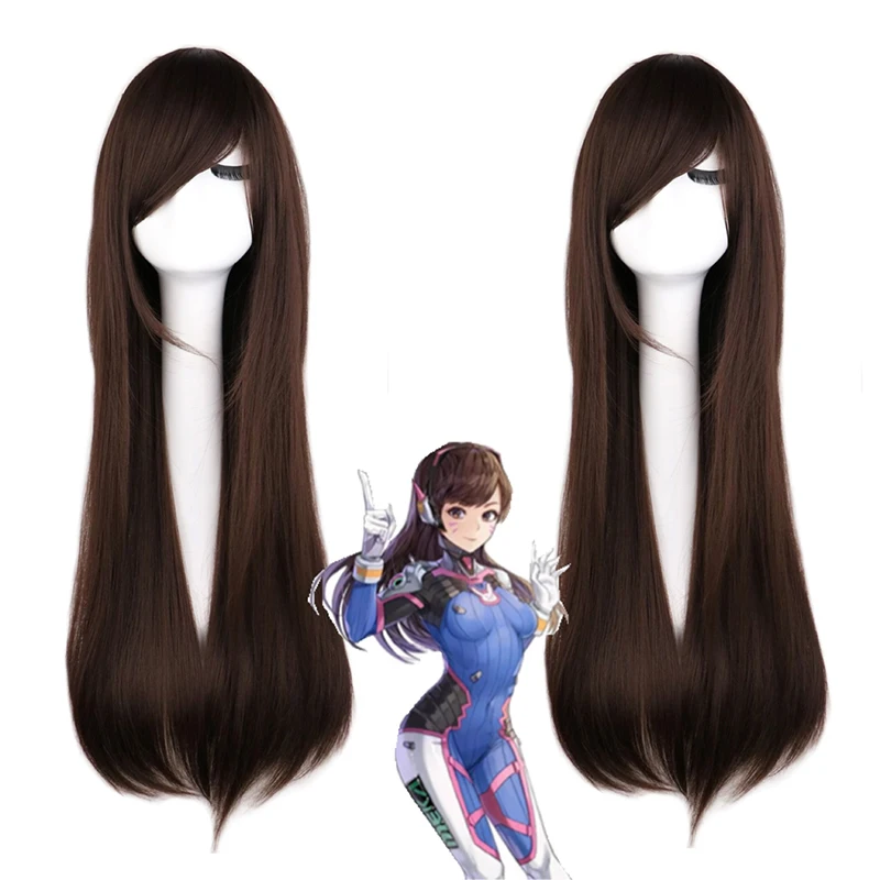 Dva Cosplay Prop - Parrucca Cosplay Anime Game Overwatch DVA,