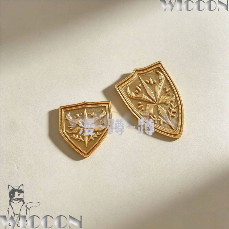 Emblema scolastico dorato tsuk - Cosplay Prop 3D Print Settings recensione e prezzo